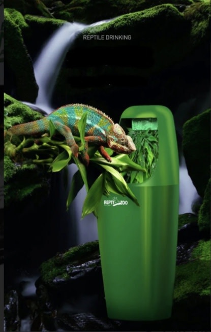 ReptiZoo Fontaine pour boire et humidificateur pour reptiles 800 ml - Reptile drinking fountain and humidifier 800ml