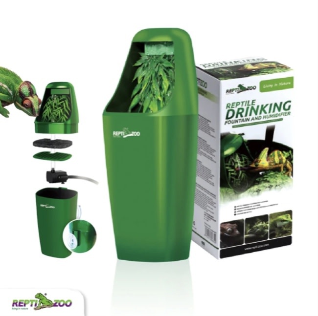 ReptiZoo REPTIZOO RZ-DF09A Fontaine pour boire et humidificateur pour reptiles 800 ml