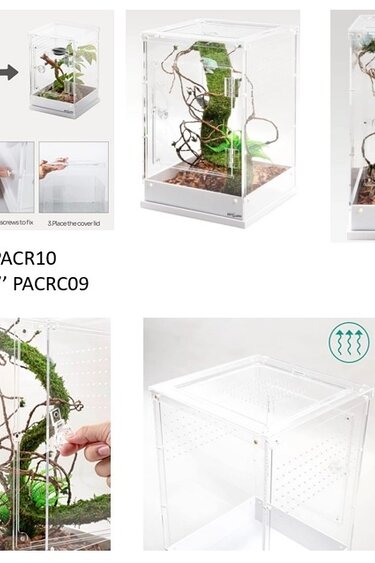 ReptiZoo REPTIZOO Boîtier acrylique démontable