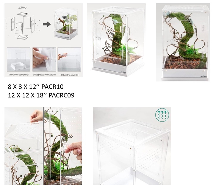 ReptiZoo REPTIZOO Boîtier acrylique démontable