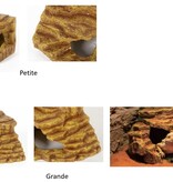 ReptiZoo REPTIZOO 3 en 1 Grotte en coin désertique