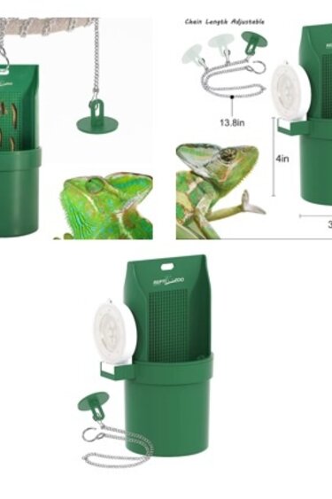 ReptiZoo Plat d'alimentation à insectes pour reptiles arboricoles