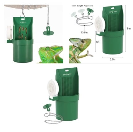 ReptiZoo REPTIZOO Plat d'alimentation à insectes pour reptiles arboricoles