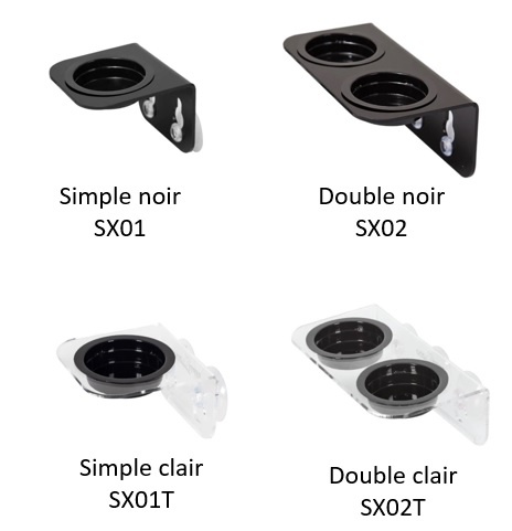 ReptiZoo REPTIZOO Support acrylique arbricole d'alimentation à ventouses