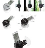 ReptiZoo REPTIZOO Mini thermomètre-hygromètre numérique à montage sur 3 côtés