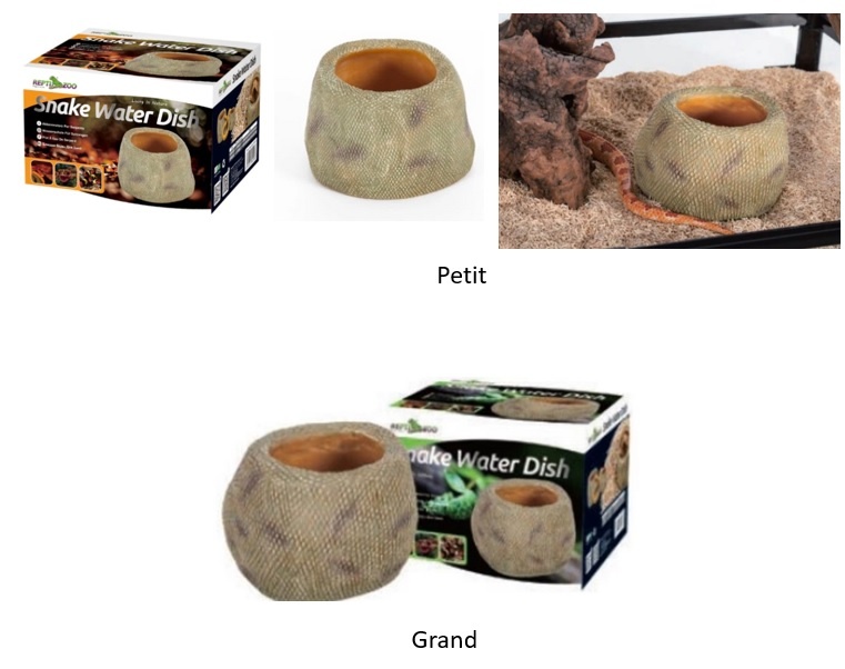 ReptiZoo REPTIZOO Plat d'eau pour serpent