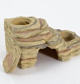 ReptiZoo 3-in-1 feegind dish hideout cave 23x14.5x11cm / 9.1"x5.7"x4.3"