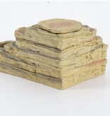ReptiZoo REPTIZOO RZ-TB14 Grotte décorative d'alimentation 3 en 1 - 28x16.5x13