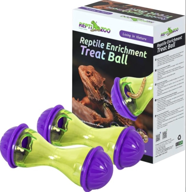 ReptiZoo REPTIZOO RZ-ERB35 Balle récompense d'enrichissement pour reptile