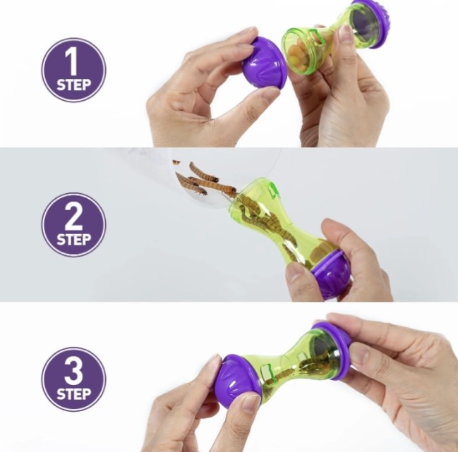 ReptiZoo REPTIZOO RZ-ERB35 Balle récompense d'enrichissement pour reptile