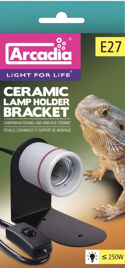 Arcadia ARCADIA RADCHPZ Ensemble de support de lampe D3 Ceramic Pro avec interrupteur