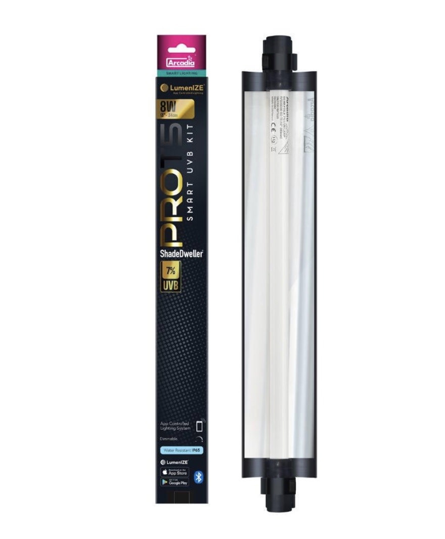 Arcadia ARCADIA RARLZ8SZ LumenIZE Pro T5 UVB Kit, ShadeDweller 7% UV-B, 8 Watt 12” US
