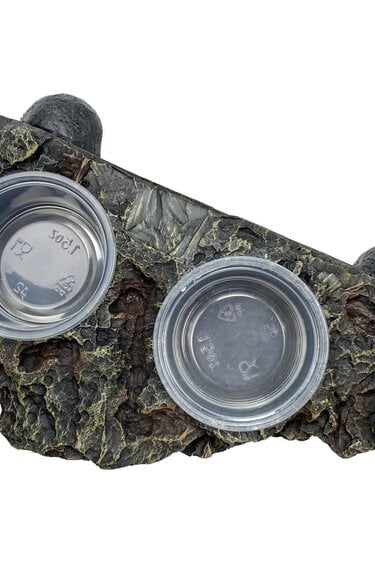 Komodo Komodo Magnetic 2-Cup Gecko Feeding Ledge