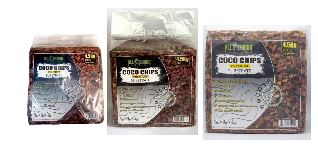 All things reptile Coco Husk Chips Compressed in Bag