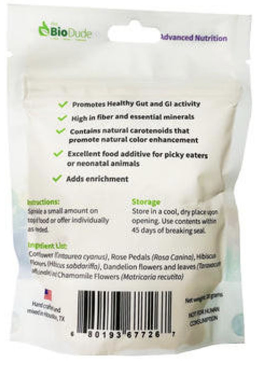 TheBio Dude THE BIO DUDE TB-FP20 Le supplément BioDude FlowerPower Herbivore/Omnivore (20g)