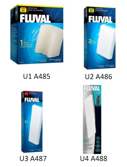 Fluval U series foam block
