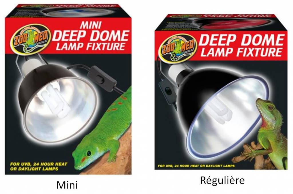 Porte-lampe Deep dome lamp fixture - ZooMed