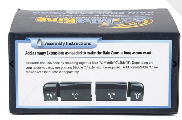 MistKing MISTKING MK-RZONEEXT Extension de zone de pluie 6"