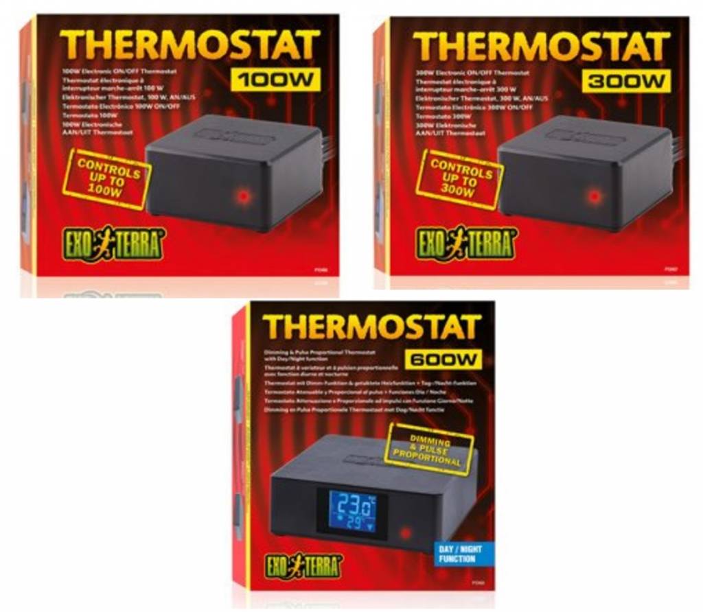 Exoterra EXO TERRA Thermostat électronique à interrupteur marche-arrêt