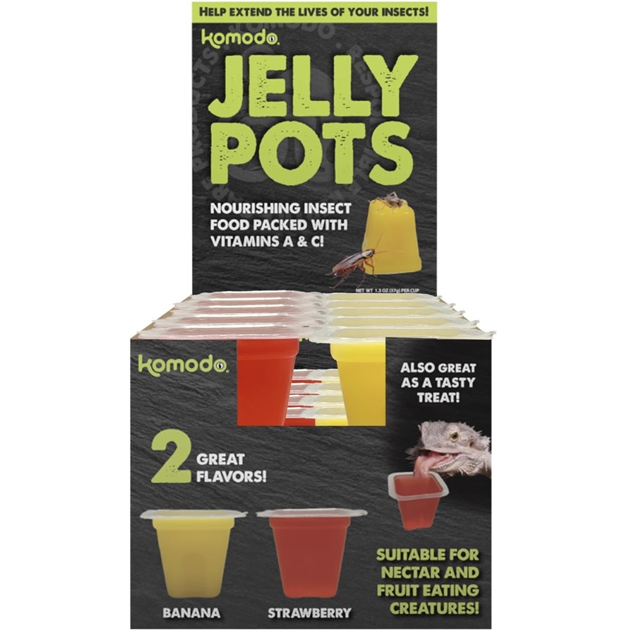 Komodo Jelly Pots Fruit 1.3 ozr each