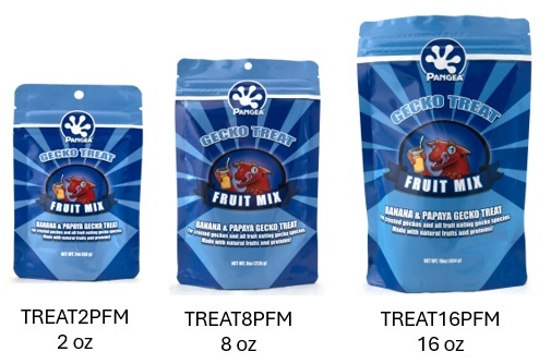 Pangea Mélange de fruits Banane / Papaye - Papaye Fruit Mix™ Gecko Treat