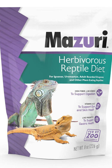 Mazuri MAZURI RR4112 Régime pour reptiles herbivores Mazuri - sac de 8 oz