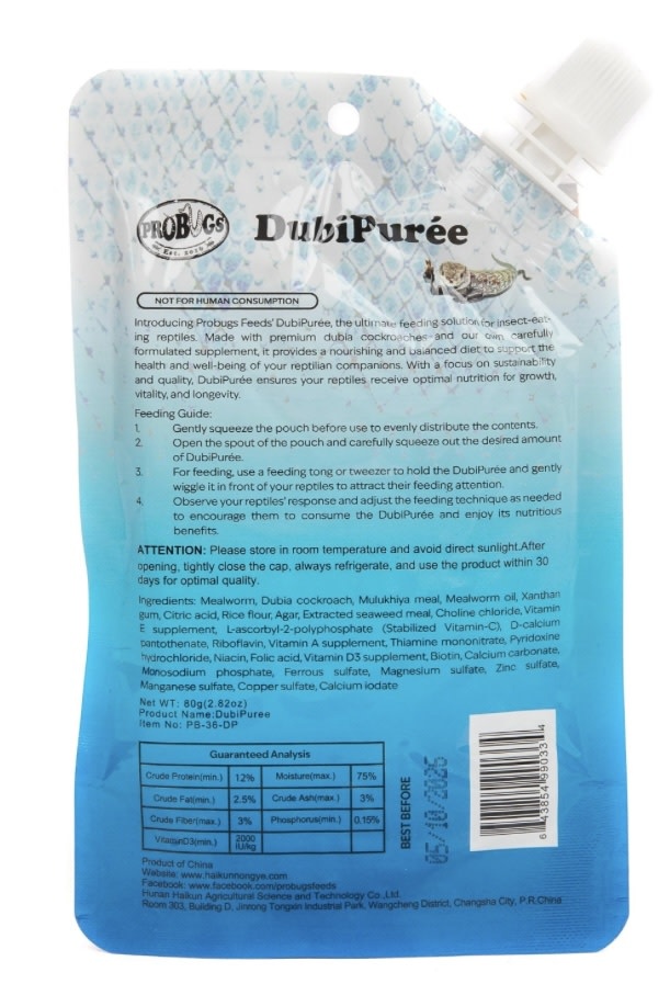 ProBugs Probugs dubipurée 80gr