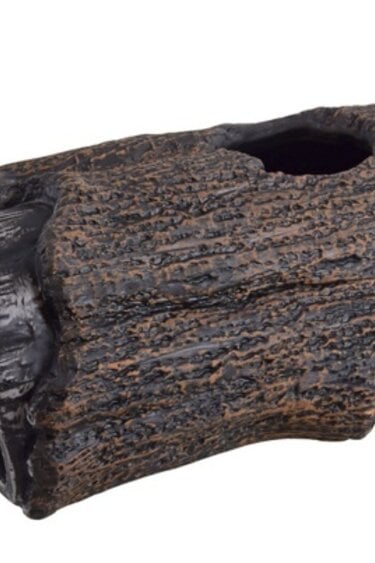Reptiles treasures Cachette en forme de bûche en céramique / Ceramic Log Hide