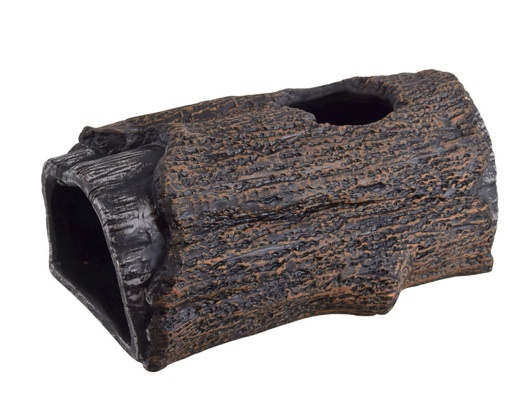 Reptiles treasures REPTILES TREASURES Cachette en forme de bûche en céramique