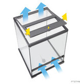 Exoterra EXO TERRA PT2745P Terrarium pour amphibien/ Dart Frog 18 X 18 X 18 po 45 X 45 X 45 cm
