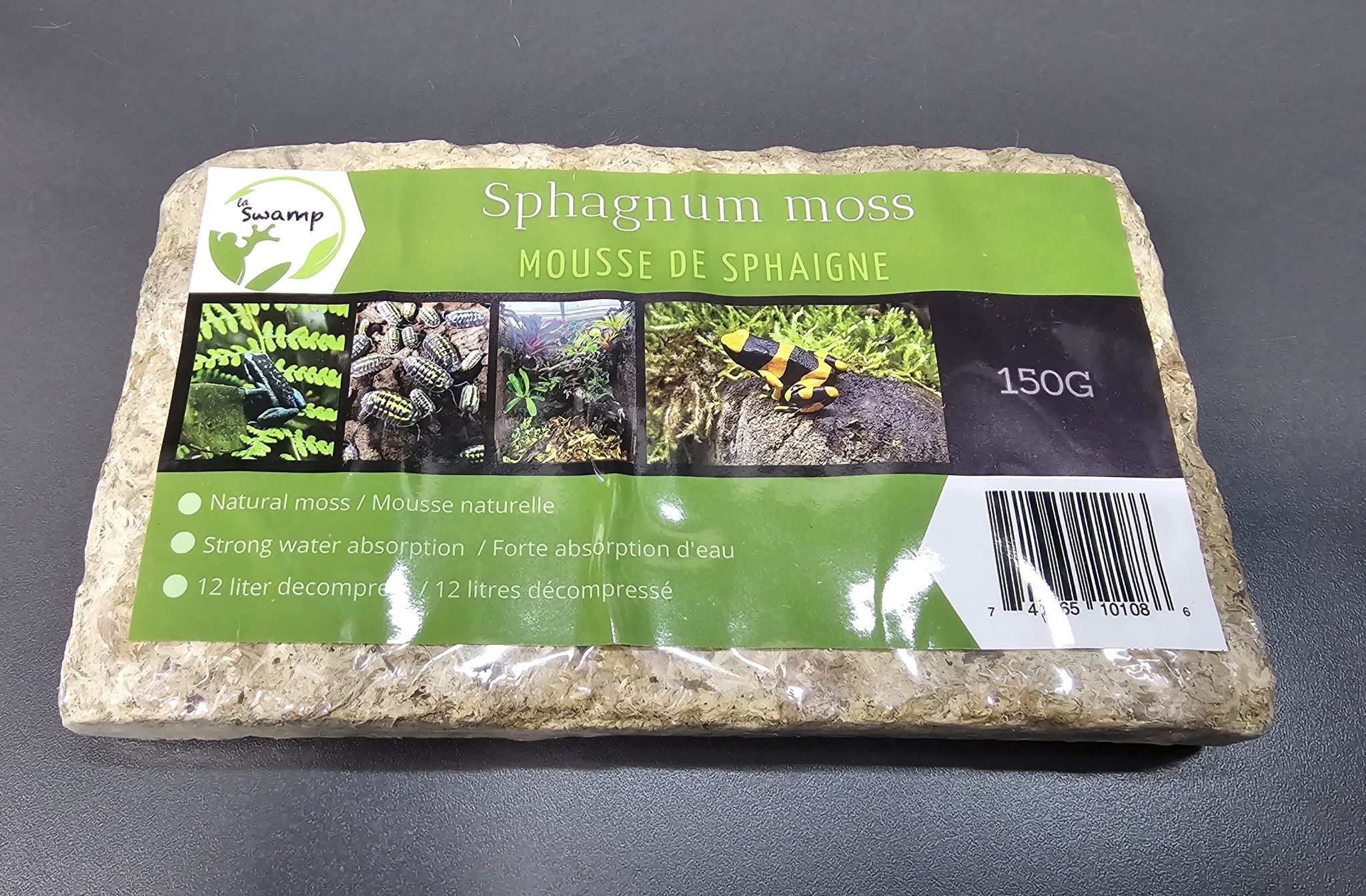 La Swamp Compressed Sphagnum moss 150 gr