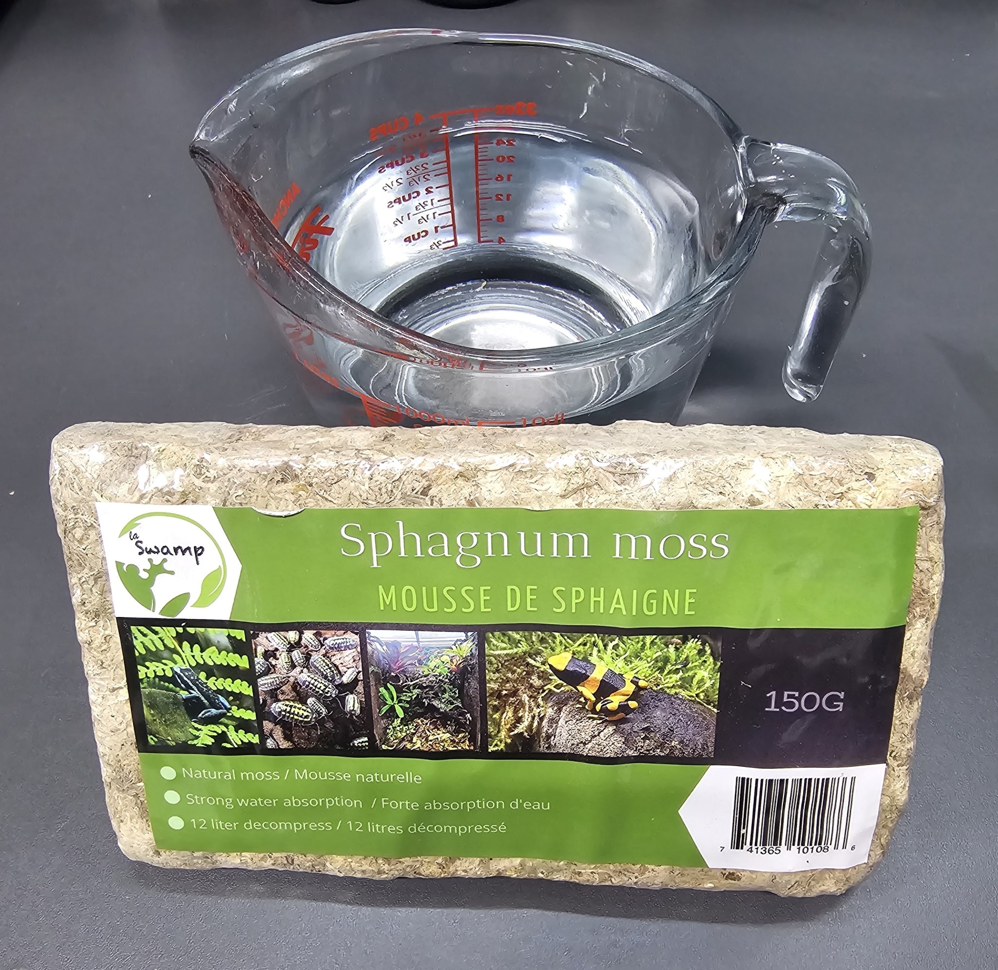 La Swamp Compressed Sphagnum moss 150 gr