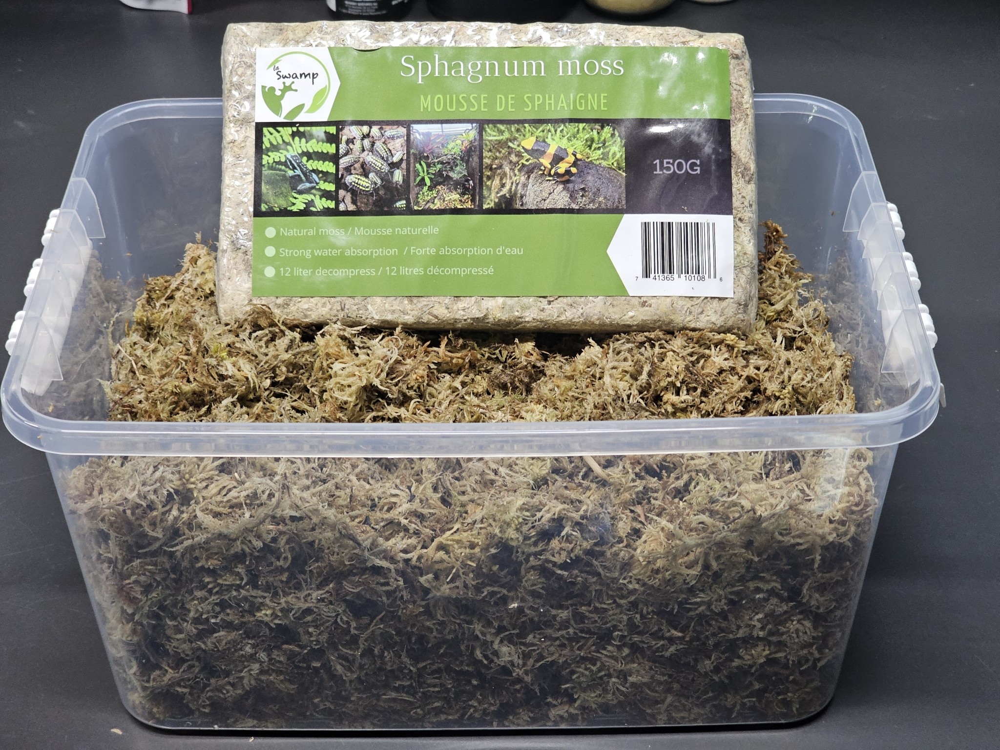 La Swamp Compressed Sphagnum moss 150 gr