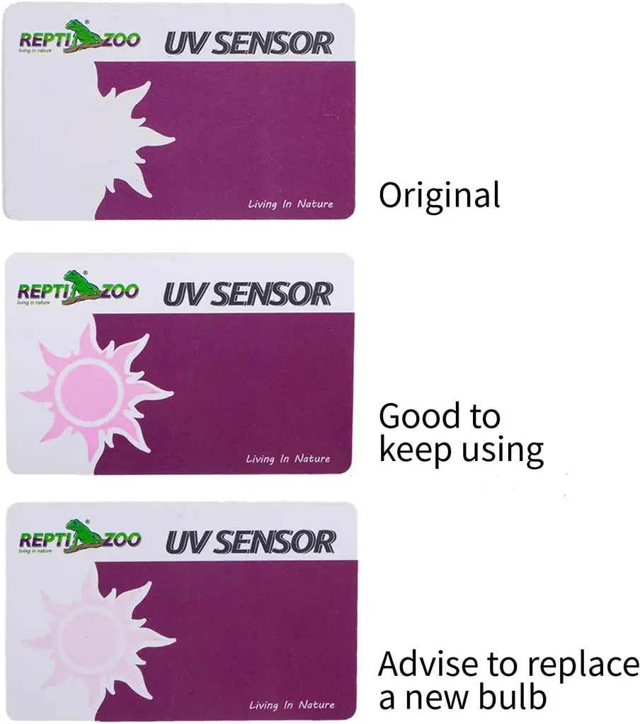 ReptiZoo UVB Sensor Test Card (2-Pack)