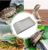 ReptiZoo REPTIZOO RZ-GK11 Plat à eau multifonction pour tortue 14 X 8 X 2.4 po