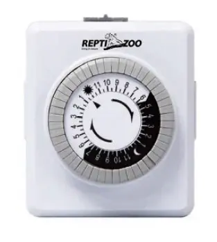 ReptiZoo Timer Plug In Mechanical 24 Hour 2 Socket