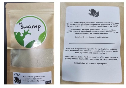 La Swamp LA SWAMP Nourriture quotidienne pour collemboles (Springtails)