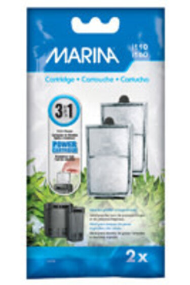 Marina Cartouches de filtration de rechange pour filtre submersible Marina i110 et i160, paquet de 2