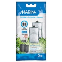 Marina Cartouches de filtration de rechange pour filtre submersible Marina i110 et i160, paquet de 2