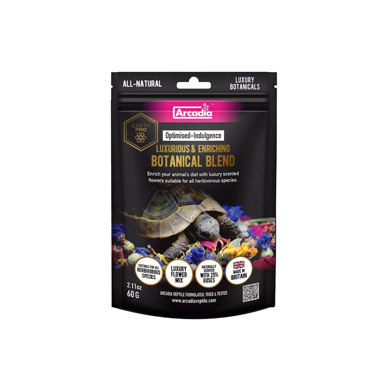 Arcadia Arcadia Reptile EarthPro Optimised-Indulgence 60g Bag