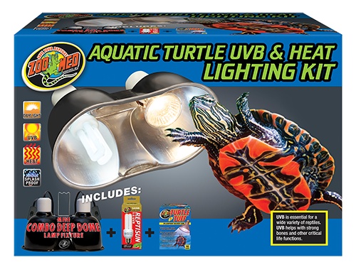 Zoomed Aquatic turtle UVB and heat lighting kit