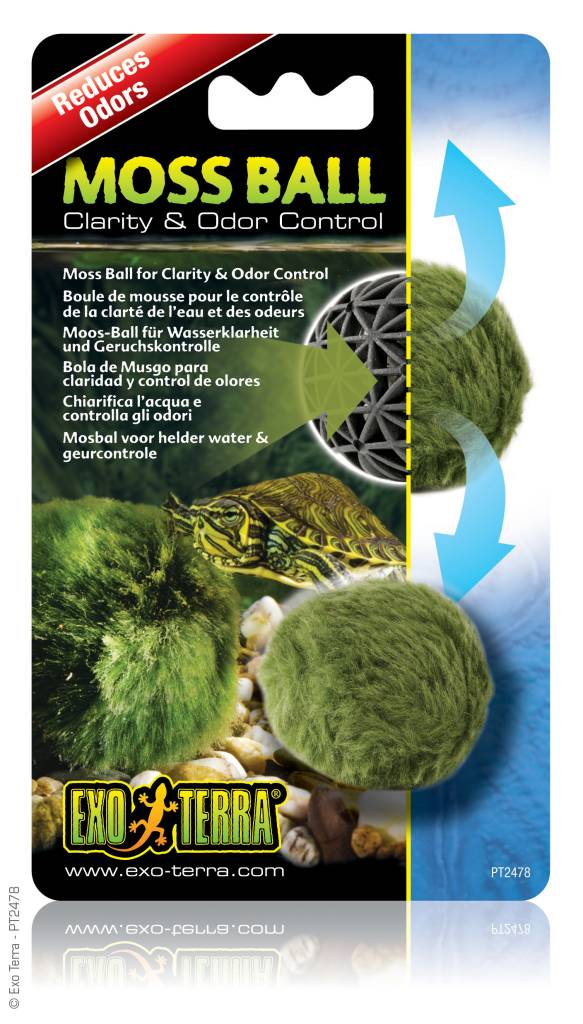 Exoterra Boule de mousse - Moss ball odor control