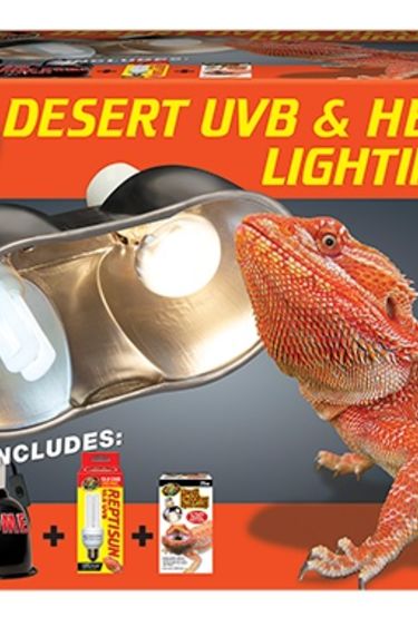 Zoomed ZOO MED LF-31 Ensemble d’éclairage UVB et chaleur désert
