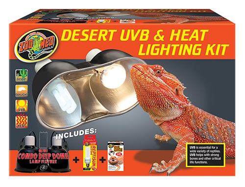 Zoomed Ensemble d’eclairage UVB et chaleur desert UVB & Heat Lighting Kit