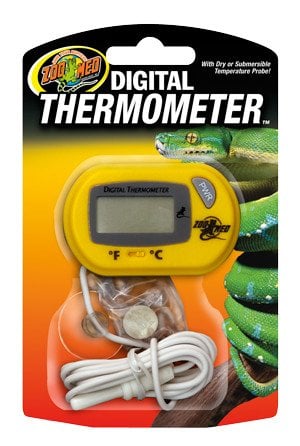 Zoomed Thermomètre digital à reptiles Digital Thermometer