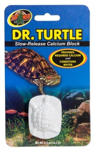 Zoomed Bloc de calcium a dissolution lente Dr Turtle Slow-Release Calcium Block