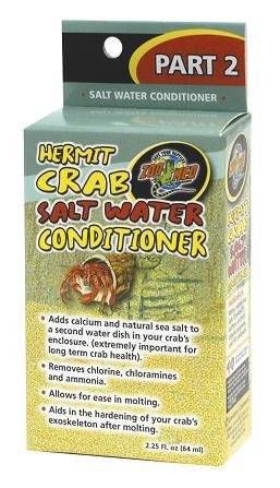 Zoomed Hermit Crab Salt Water Conditioner 2.25 oz