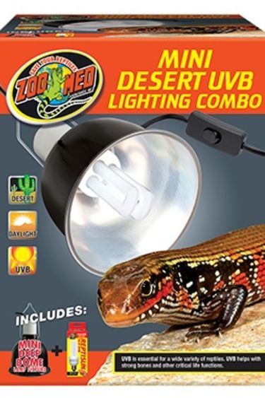 Zoomed Mini combo d'éclairage désert UVB - Mini Desert UVB Lighting Combo