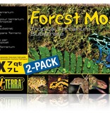 Exoterra Mousse de forêt , 2 x 7 L (2 x 7 pte), Forest plume  moss