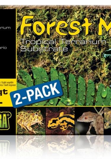 Exoterra Mousse de forêt , 2 x 7 L (2 x 7 pte), Forest moss